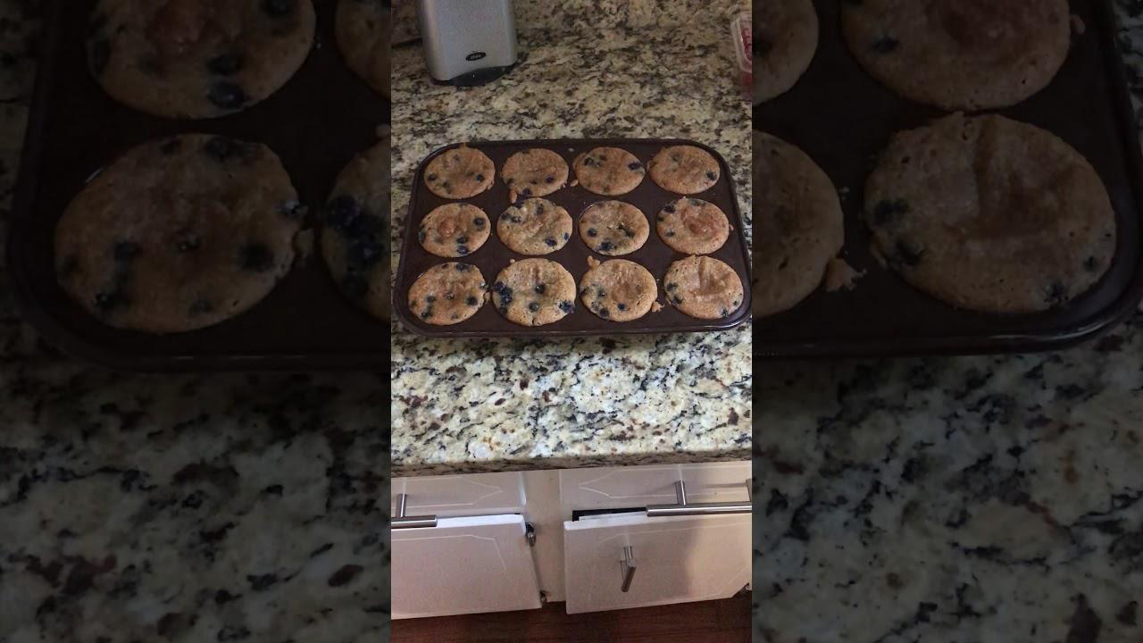 'Video thumbnail for Healthy Gluten-free Baking Ideas #1 - Almond Flour Blueberry Muffins - Gluten free Snack & Breakfast'