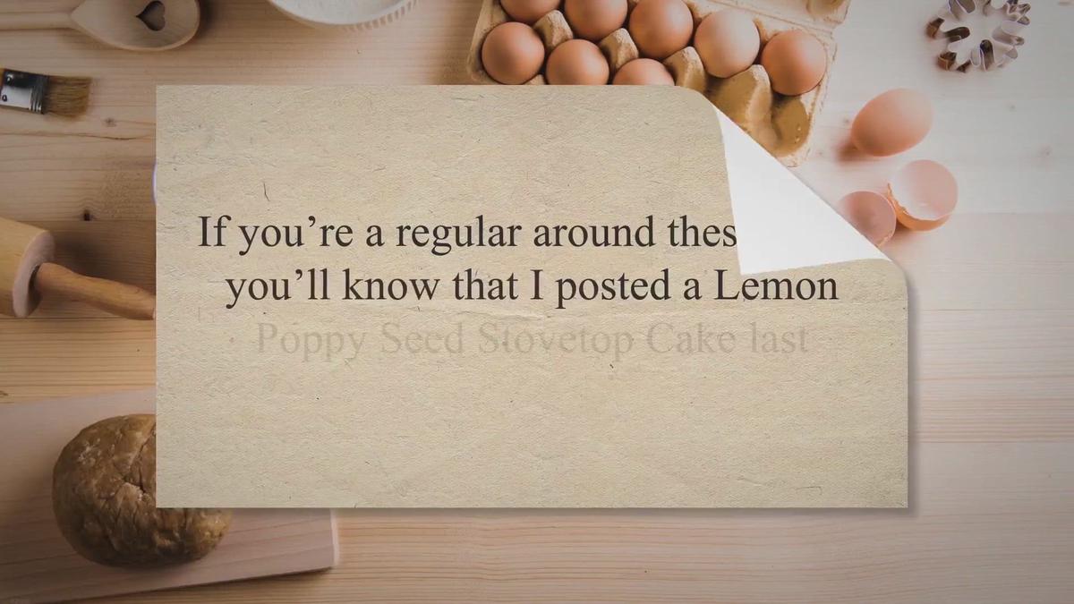 'Video thumbnail for Lemon Blueberry Stovetop Cake'