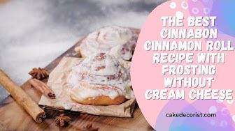 'Video thumbnail for The Best Cinnabon Cinnamon Roll Recipe with Frosting without Cream Cheese'
