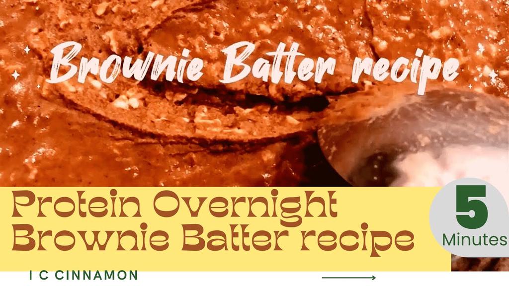 'Video thumbnail for Protein Brownie Batter Recipe (vegan + gluten free)'