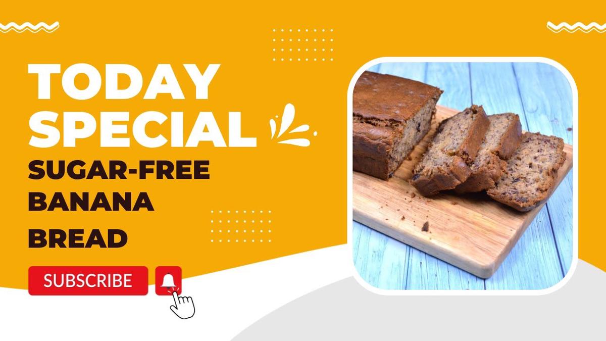 'Video thumbnail for How To Make Sugar-Free Banana Bread That is Just as Good as the Regular Version!'