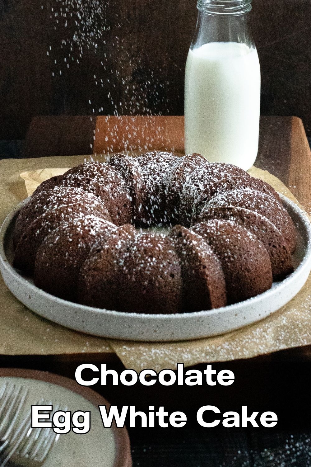 Chocolate Egg White Cake - Easy with Dairy Free Option